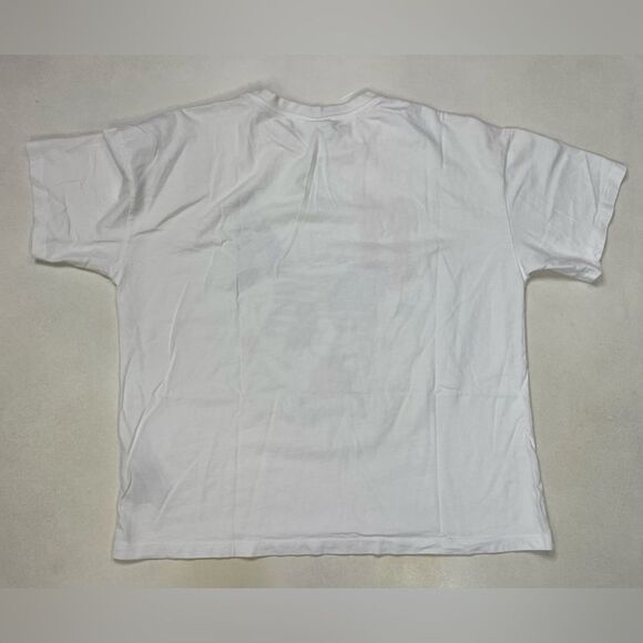 Disney Mickey Mouse USA Flag Graphic T-shirt Women Large Oversized Short Sleeve - Picture 3 of 5